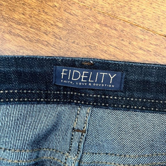 Fidelity Denim Straight Leg Dark Rinse Size 29 - Picture 5 of 5